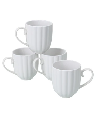 Bia Cordon Bleu Petal 4-Pc. Mugs Set, Service for 4