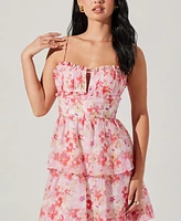 Astr the Label Women's Vonessa Ruffled Tiered Maxi Dress