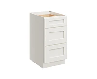 Casainc W18" X H34.5" D24" Kitchen Cabinet Floor Base With 3 Drawers