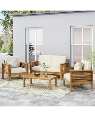 4 Seater Outdoor Lounge Chair Set