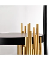Matte Gold Floor Lamp for Living Room, Office, Reading