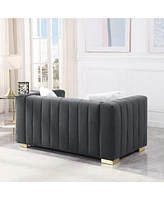 Gray Chesterfield Sofa