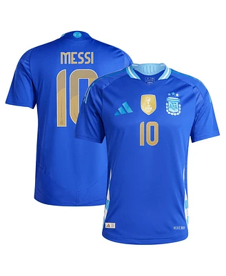 Adidas Men's Lionel Messi Blue Argentina National Team 2024 Away Authentic Player Jersey