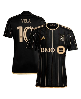 Adidas Men's Carlos Vela Black Lafc 2024 Primary Replica Player Jersey