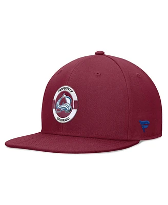 Fanatics Men's Burgundy Colorado Avalanche Authentic Pro Training Camp Snapback Hat
