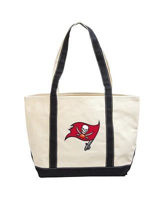 Logo Brands Tampa Bay Buccaneers Canvas Tote Bag