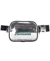 Logo Brands Miami Hurricanes Clear Belt Bag