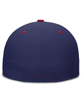 Nike Men's Blue/Red Chicago Cubs True Primetime Two-Tone Performance Fitted Hat