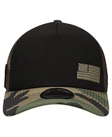 New Era Men's Black/Camo Alex Bowman Trucker 9FORTY Adjustable Hat