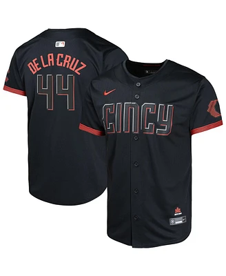 Nike Big Boys and Girls Black Cincinnati Reds City Connect Limited Jersey