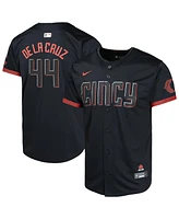 Nike Big Boys and Girls Black Cincinnati Reds City Connect Limited Jersey