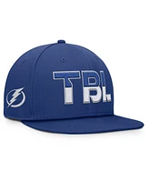 Fanatics Men's Blue Tampa Bay Lightning Authentic Pro Rink Snapback Hat