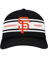 Mitchell & Ness Men's Black San Francisco Giants Sideline Trucker Adjustable Hat