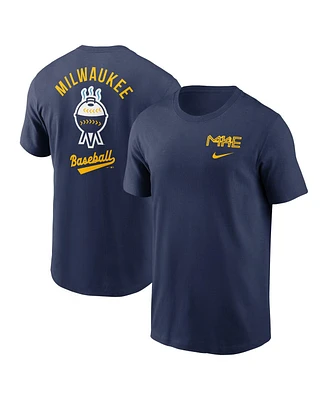 Nike Men's Navy Milwaukee Brewers 2025 City Connect T-Shirt