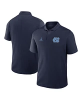 Jordan Men's Navy North Carolina Tar Heels Primetime Victory Primary Logo Performance Polo Shirt