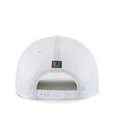 '47 Brand Men's White Miami Hurricanes Condor Hitch Brrr Adjustable Hat