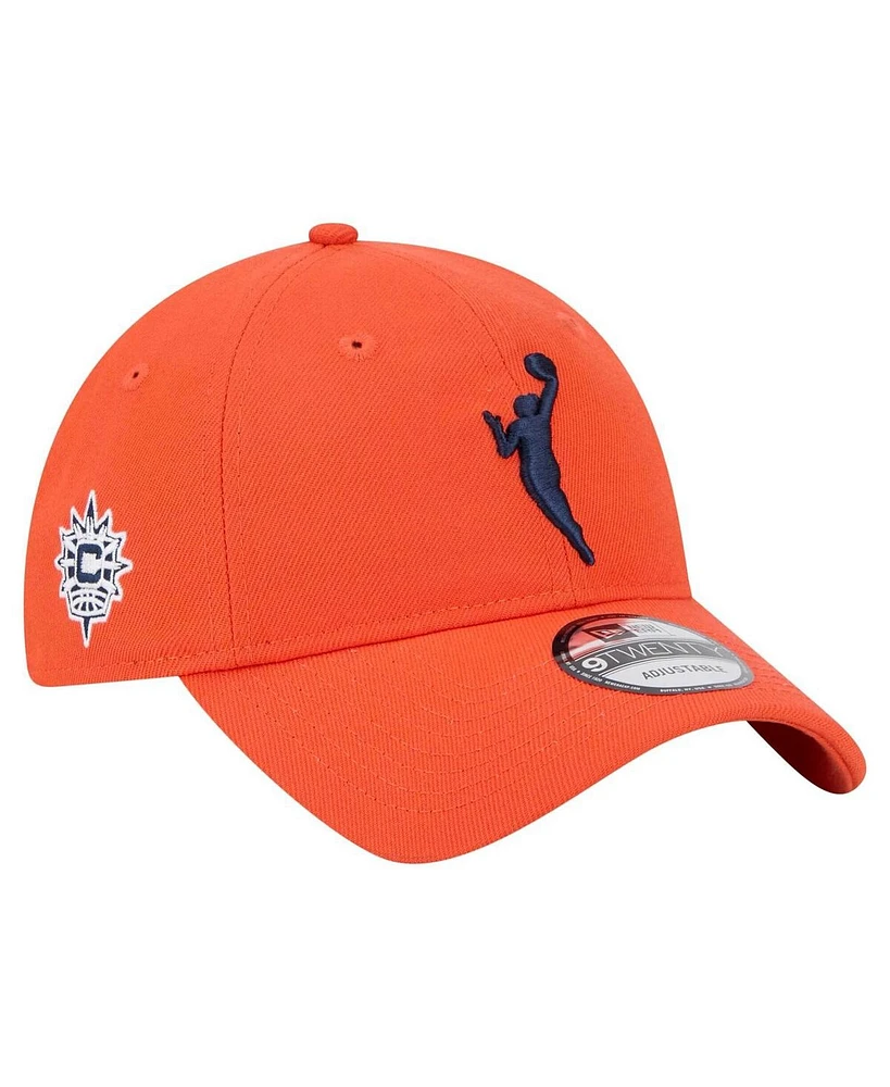 New Era Men's Orange Connecticut Sun 9TWENTY Adjustable Hat