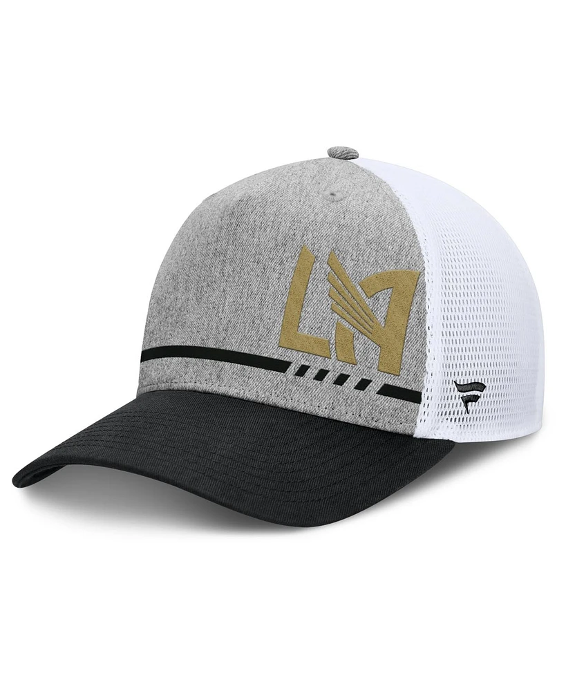 Fanatics Men's Heather Gray Lafc Low Block Trucker Adjustable Hat