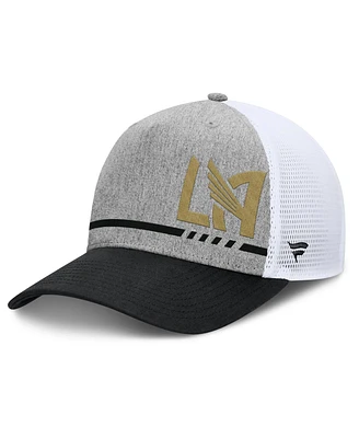 Fanatics Men's Heather Gray Lafc Low Block Trucker Adjustable Hat