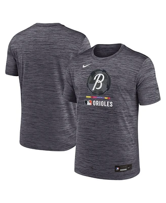Nike Men's Black Baltimore Orioles 2025 City Connect Authentic Collection Velocity Performance T-Shirt