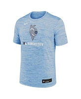 Nike Men's Light Blue Kansas City Royals 2025 Connect Authentic Collection Velocity Performance T-Shirt