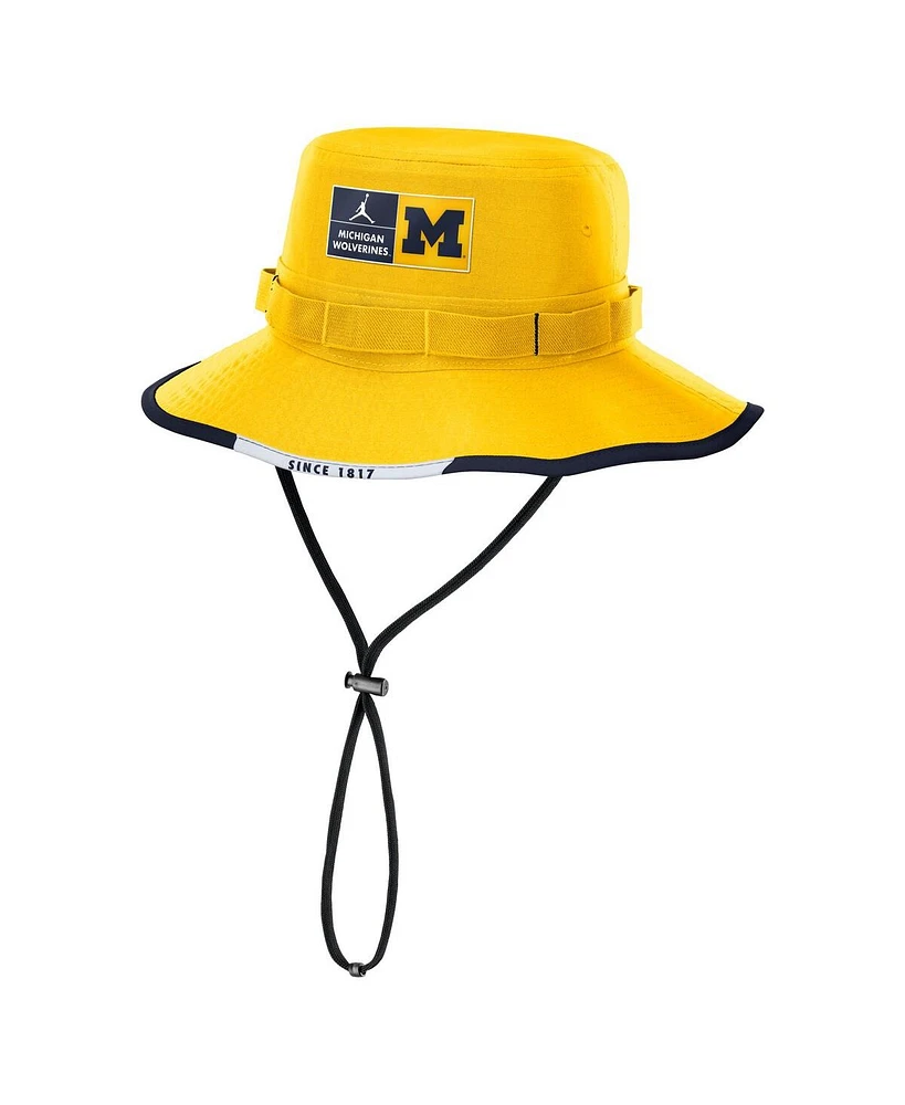 Jordan Men's Maize Michigan Wolverines Apex Swoosh Boonie Hat