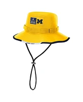 Jordan Men's Maize Michigan Wolverines Apex Swoosh Boonie Hat