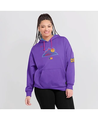 Nike Women's Purple Colorado Rockies 2025 City Connect Authentic Collection Pullover Hoodie