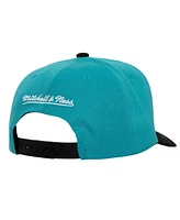 Mitchell & Ness Men's Turquoise/Black San Antonio Spurs Underarch Two-Tone Pro Crown Snapback Hat