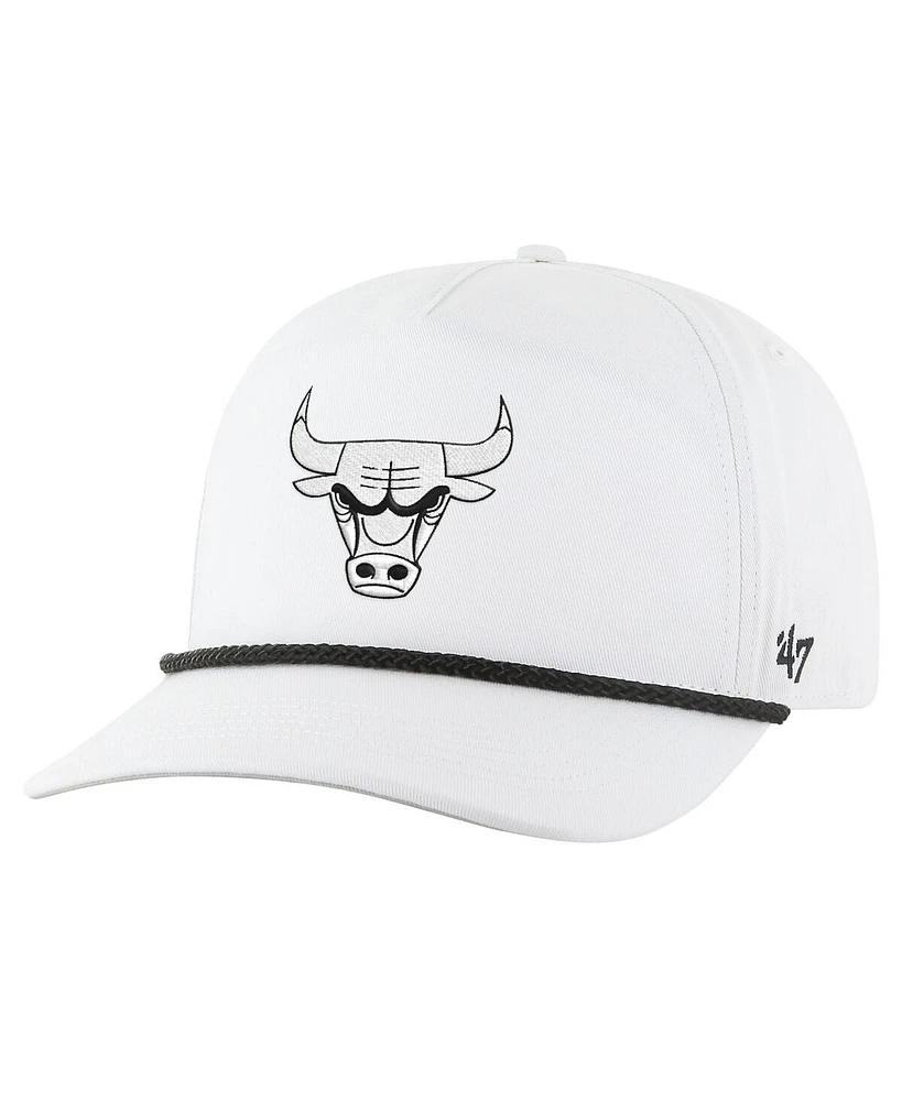'47 Brand Men's White Chicago Bulls Rope Hitch Adjustable Hat