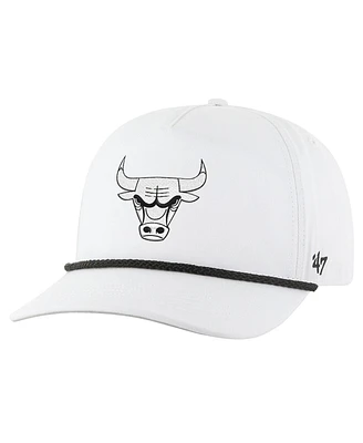 '47 Brand Men's White Chicago Bulls Rope Hitch Adjustable Hat