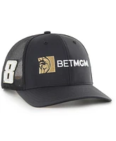 '47 Brand Men's Black Kyle Busch Sure Shot Trucker Adjustable Hat