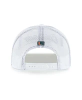 '47 Brand Men's White Miami Hurricanes Garner Rope Trucker Adjustable Hat