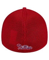 New Era Men's Red Philadelphia Phillies Subtle Camo 39THIRTY Flex Hat
