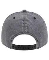 New Era Men's Charcoal Denver Nuggets Throwback Washed Pre-Curved 9FIFTY Snapback Hat