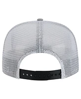 New Era Men's Black/Silver Los Angeles Kings Throwback V-Dye Adjustable Golfer Hat