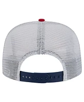 New Era Men's Navy/Red Florida Panthers Throwback V-Dye Adjustable Golfer Hat