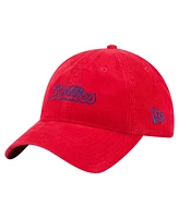 New Era Women's Red Philadelphia Phillies Corduroy 9TWENTY Adjustable Hat
