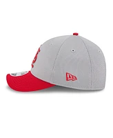 New Era Men's Gray/Red St. Louis Cardinals 2025 Batting Practice 9FORTY M-Crown Adjustable Hat