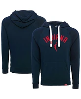 Sportiqe Men's and Women's Navy Indiana Fever Olsen Tri-Blend Pullover Hoodie