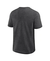 Fanatics Men's Heather Charcoal Cincinnati Reds Top Notch T-Shirt