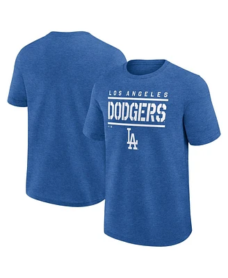 Fanatics Men's Heather Royal Los Angeles Dodgers Top Notch T-Shirt