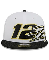 New Era Men's White/Black Ryan Blaney 9FIFTY Snapback Hat