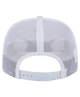 New Era Men's White New York Mets Flamingo Mesh Back 9SEVENTY Stretch-Snap Hat