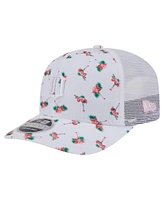 New Era Men's White Detroit Tigers Flamingo Mesh Back 9SEVENTY Stretch-Snap Hat