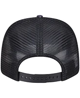 New Era Men's Black Chicago Cubs Adventure Drinks Pattern 9SEVENTY Stretch-Snap Hat