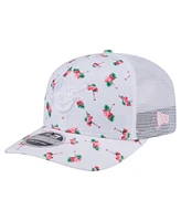 New Era Men's White Baltimore Orioles Flamingo Mesh Back 9SEVENTY Stretch-Snap Hat