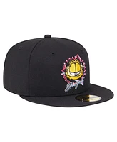 New Era Men's Black Garfield Color Pack 59FIFTY Fitted Hat