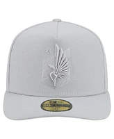 New Era Men's Gray Minnesota United Fc Color Pack A-Frame 59FIFTY Fitted Hat