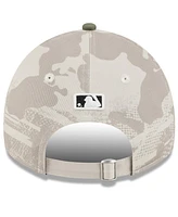 New Era Women's Light Beige/Olive St. Louis Cardinals 2025 Armed Forces Day 9TWENTY Adjustable Hat